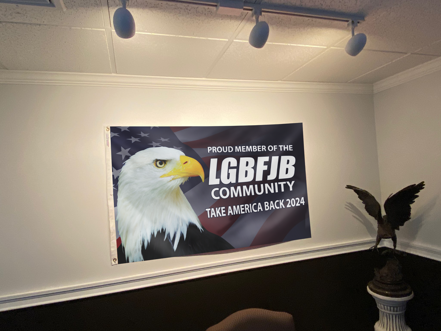 Proud Member of the LGBFJB Eagle Flag