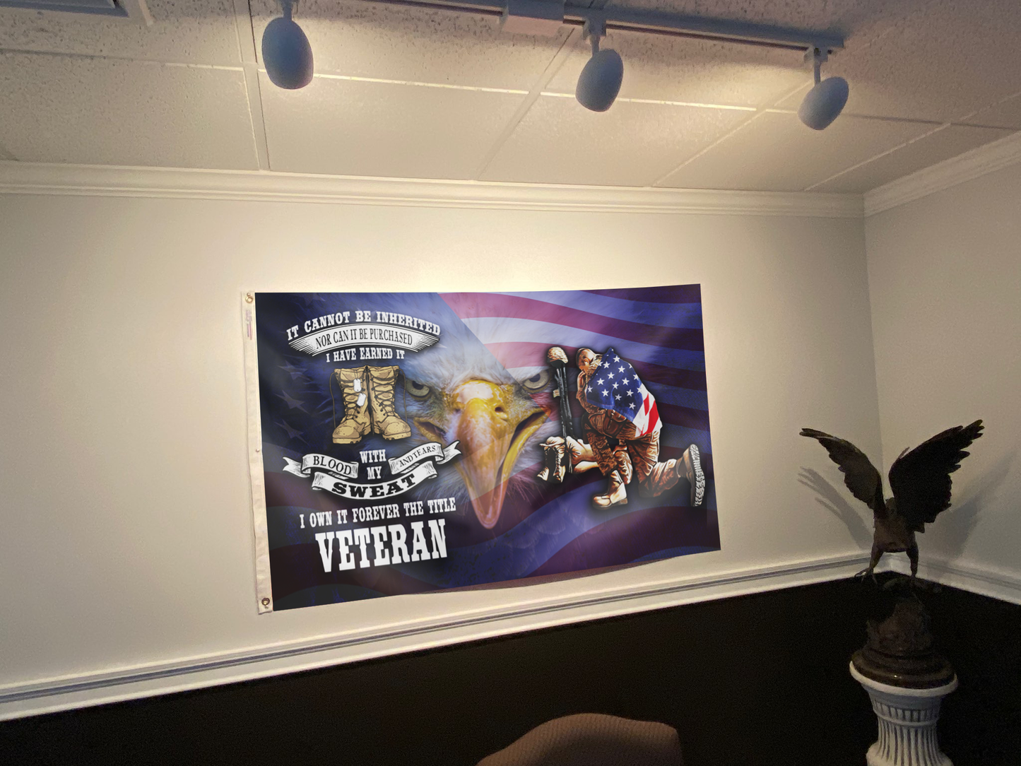 Veteran - Blood, Sweat and Tears Flag