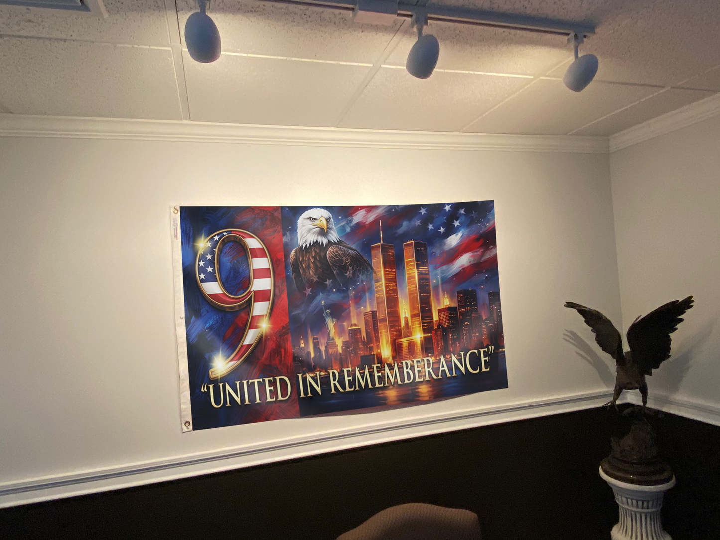 United In Remembrance Eagle Flag