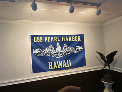 USS Pearl Harbor Hawaii Flag