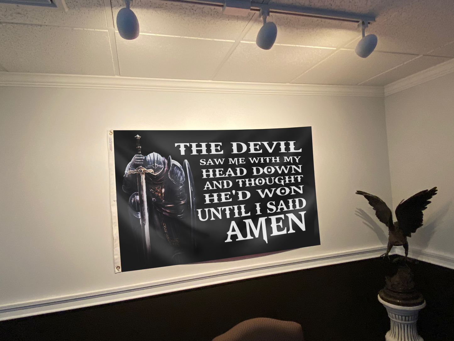 The Devil Saw Me With My Head Down Flag