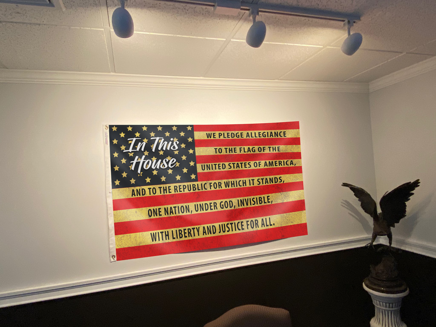Pledge of Allegiance Patriotic American Flag