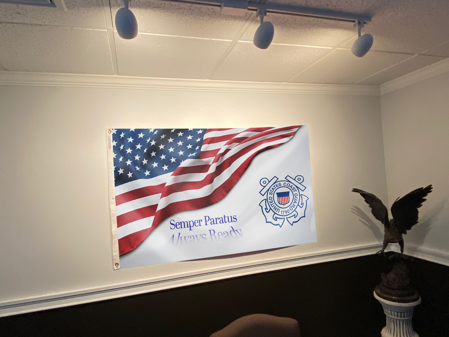 USA Semper Paratus Always Ready Flag