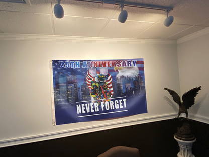 25th Anniversary Never Forget Flag