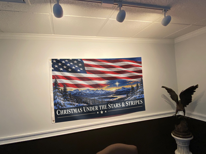 Christmas Under the Stars & Stripes Flag