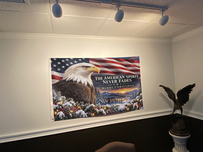 The American Spirit - Merry Christmas Flag