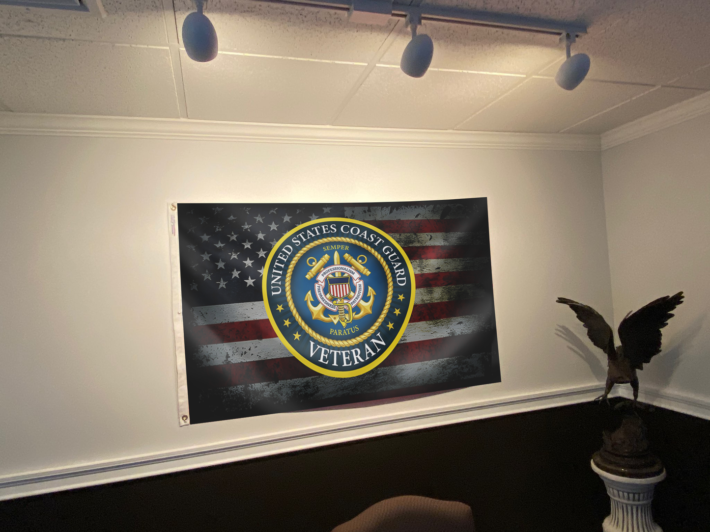 United States Coast Guard Veteran Flag