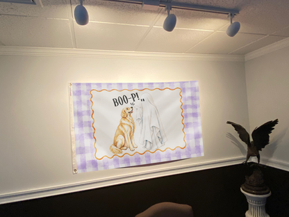 Dog Breeds BOO-P Halloween Flag