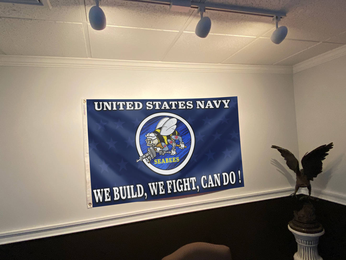 United States Navy Seabees Flag