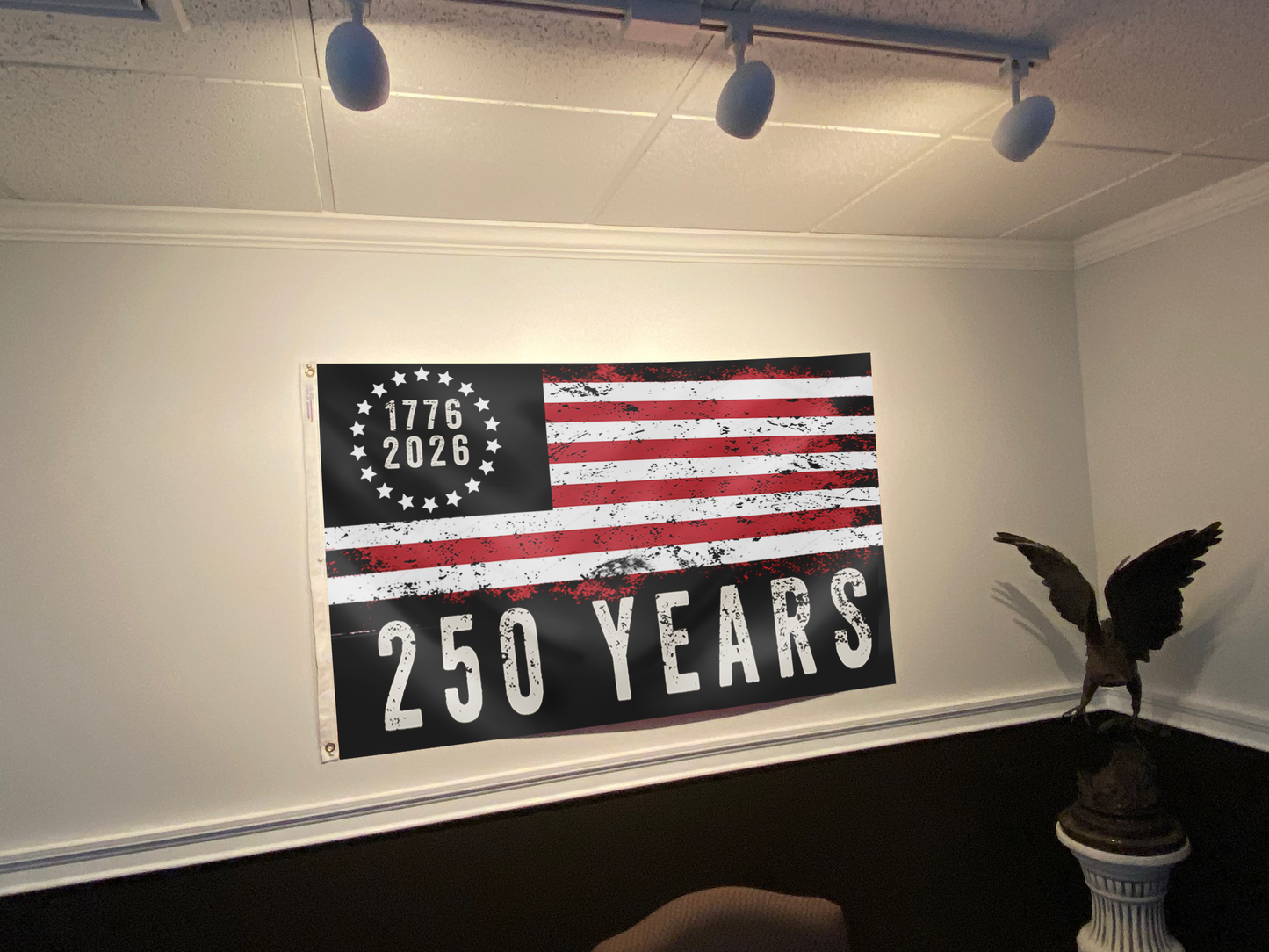 250 Years Freedom Patriotic Flag