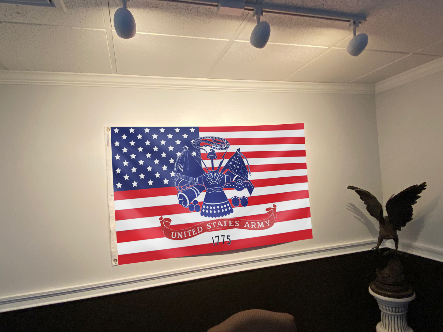 U.S. Army Emblem 1775 American Flag