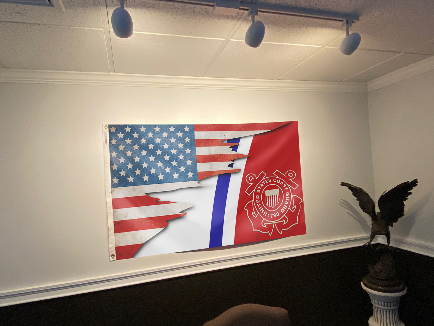 United States Coast Guard USA Flag