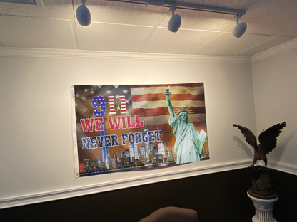911 - We Will Never Forget Flag