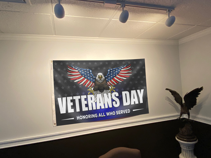 Veterans Day Eagle Flag