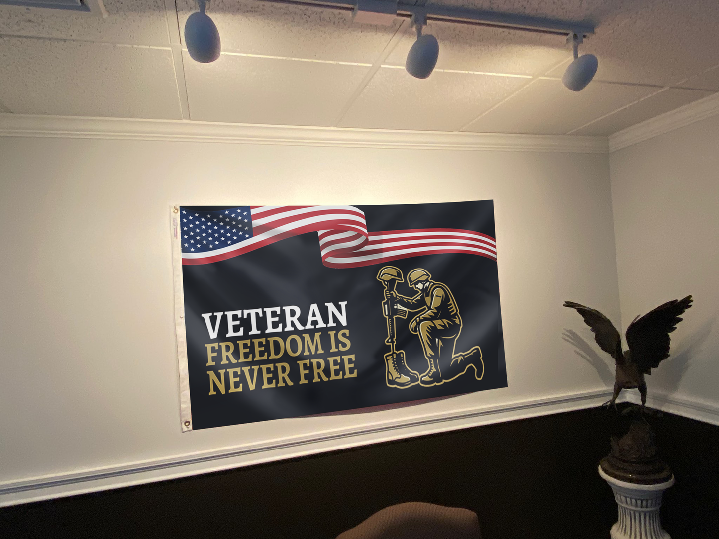 Veteran Freedom Is Never Free Flag