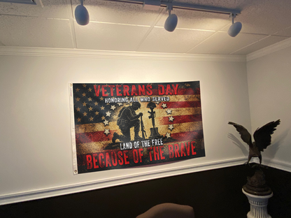 Land of the Free - Veterans Day Flag