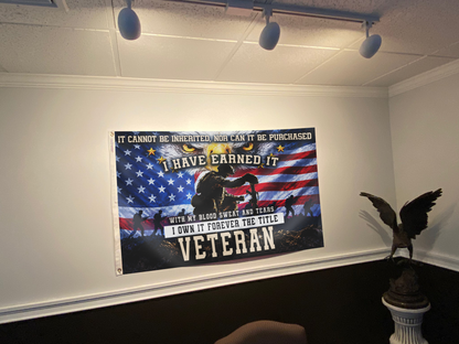It Cannot Be Inherited Veteran Flag