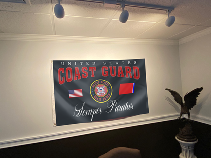 Coast Guard Semper Paratus Flag