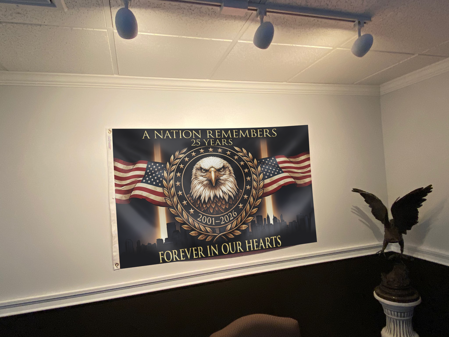A Nation Remembers 25 Years Flag
