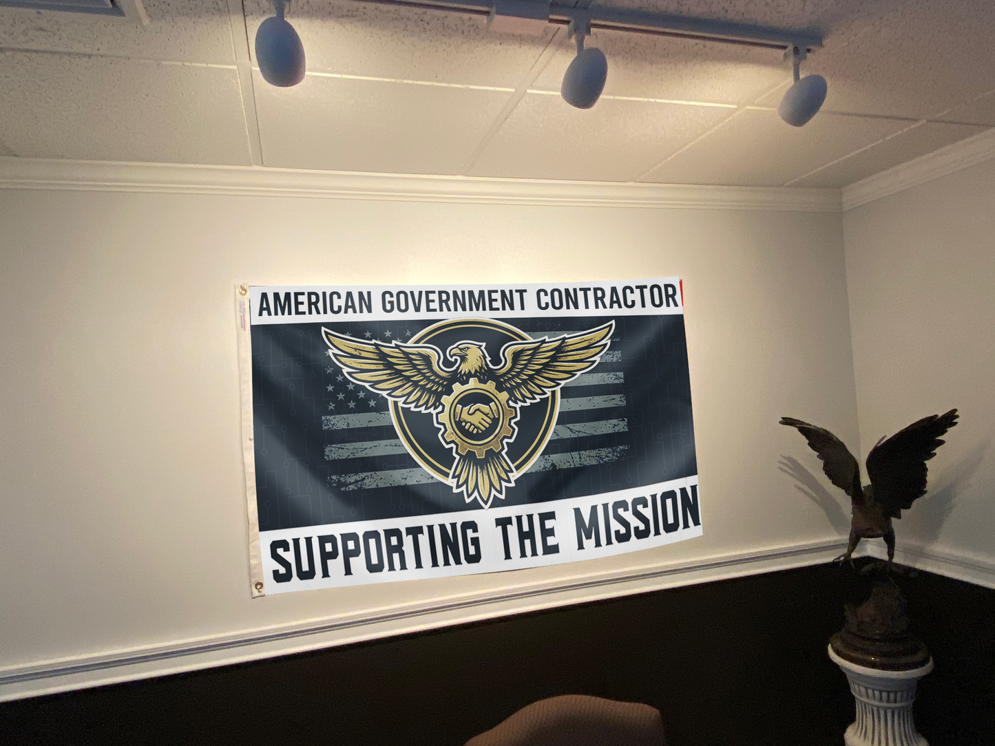 American Government Contractor Flag