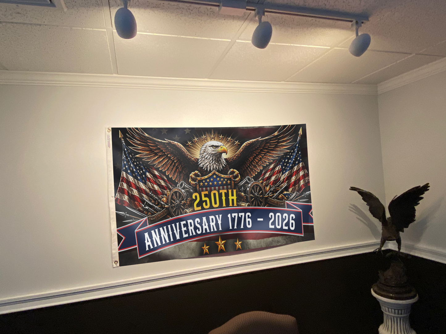 Eagle 250th Anniversary Flag