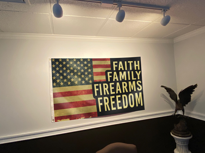 Rustic American Values Flag