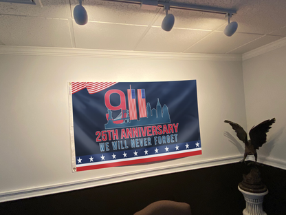 911 We Will Never Forget Flag