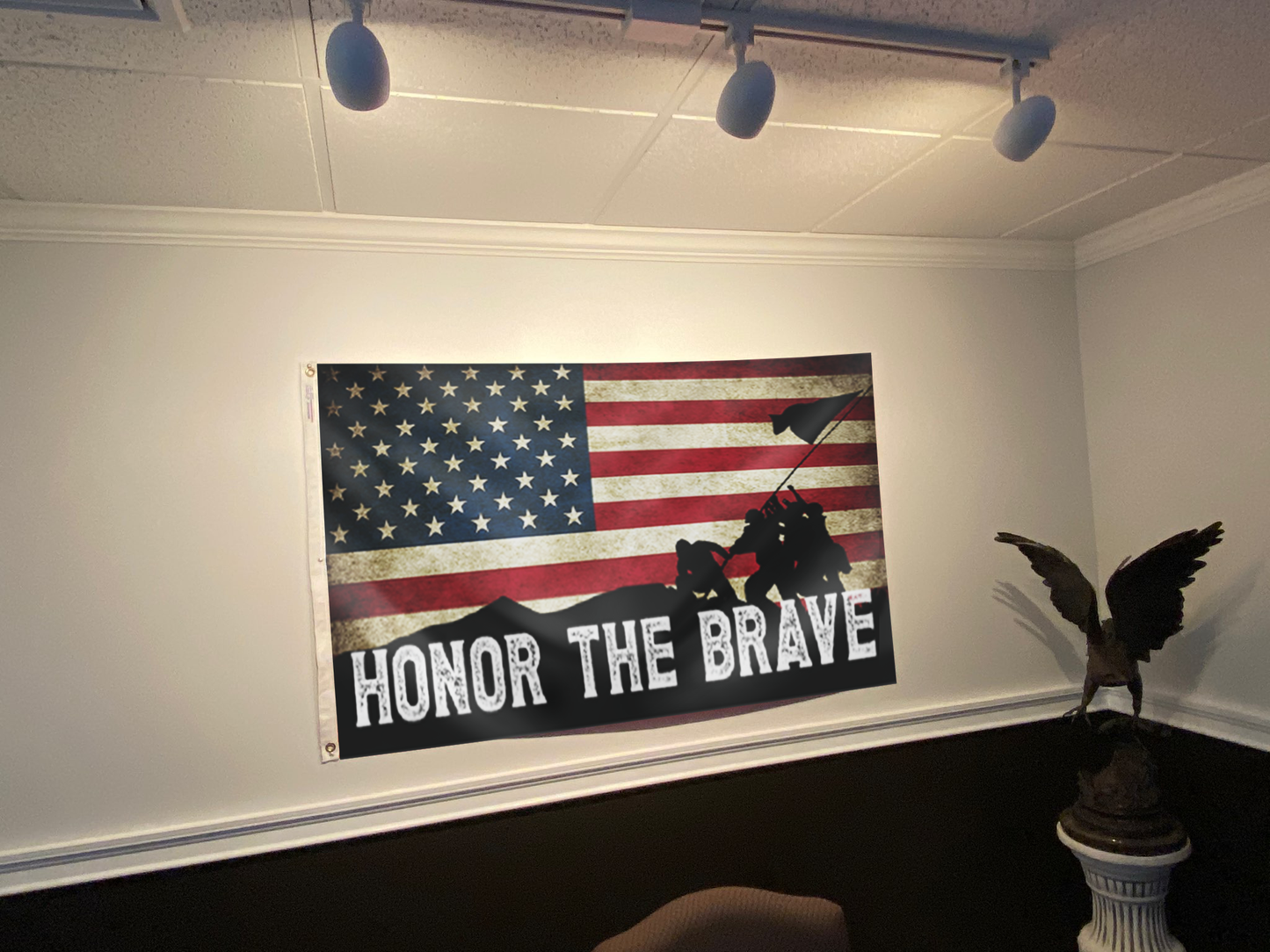 Honor The Brave Flag