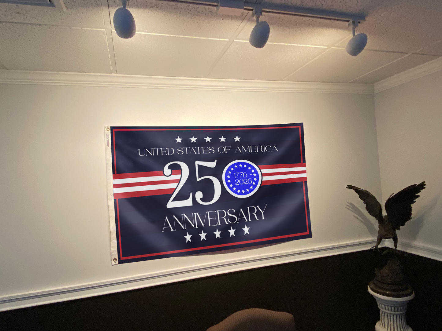 250 Years of American Independence Stars & Stripes Flag