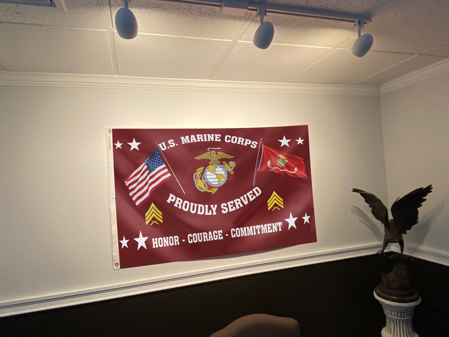 United States Marine Corps - Sergeant Flag