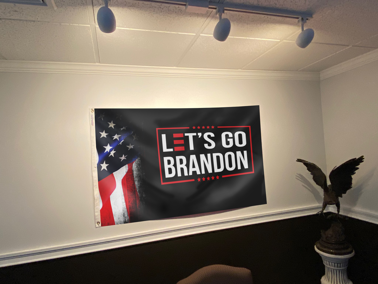 Let's Go Brandon - USA Flag