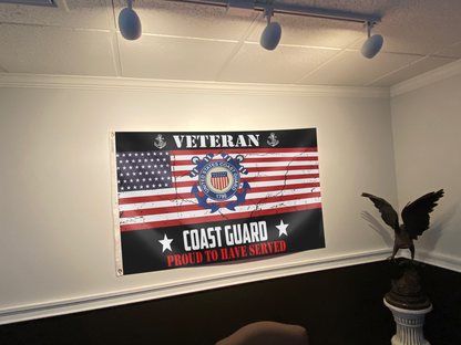 Veteran Coast Guard Flag