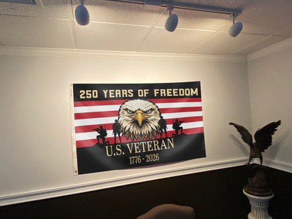 250 Years of Freedom US Veteran Flag