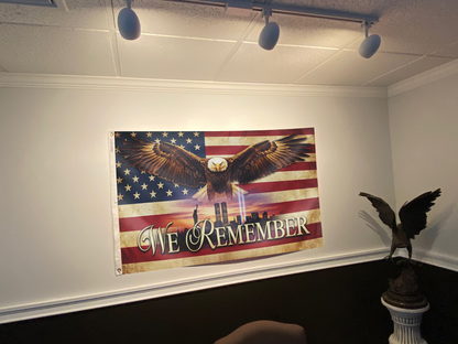 USA Eagle We Remember Flag