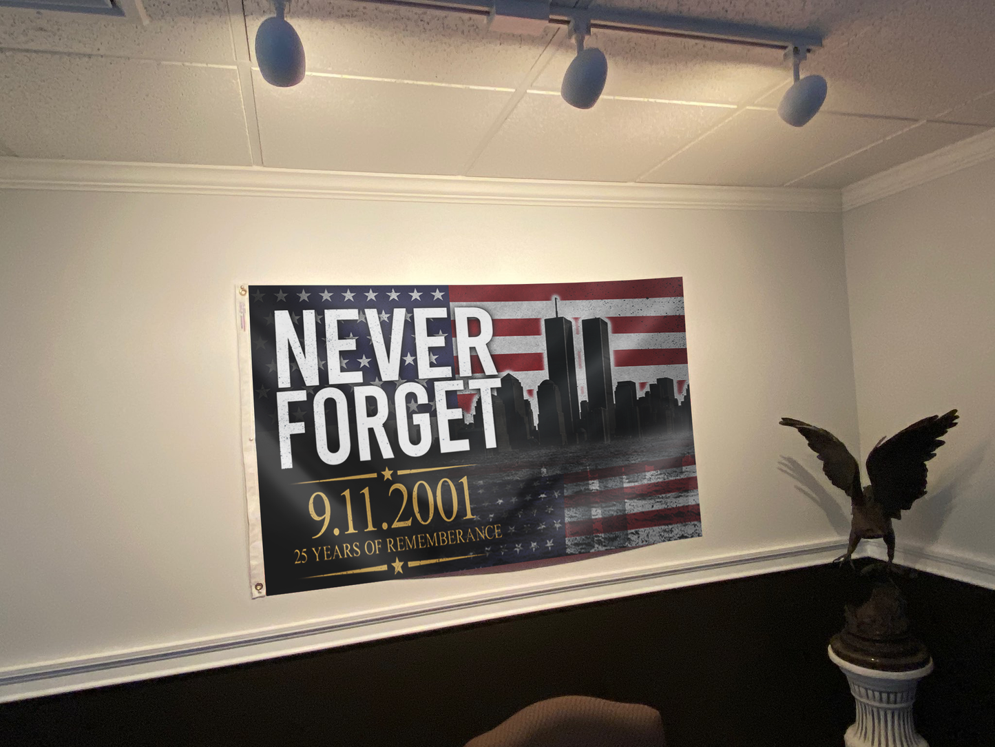 Never Forget 9.11.2001 Flag