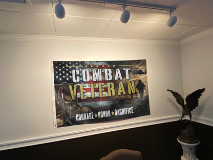 Combat Veteran Flag