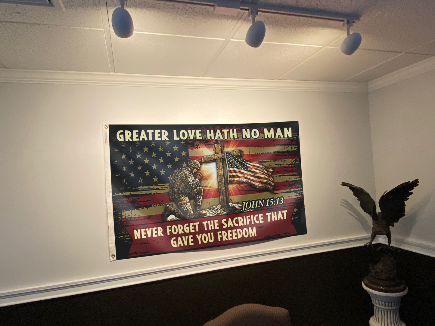 Greater Love Hath No Man Flag
