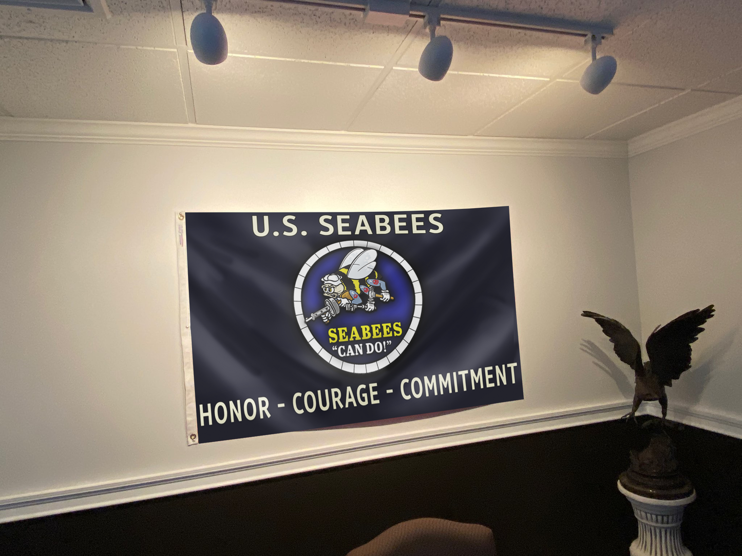 U.S. Seabees - Honor Courage Commitment Flag