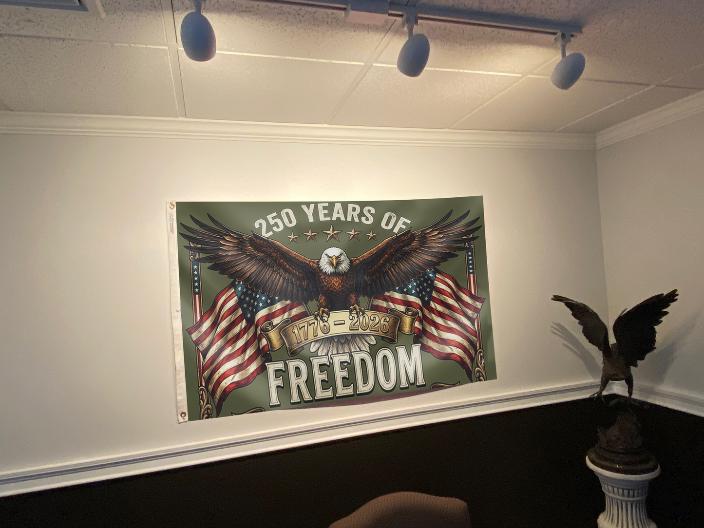 250 Years Of Freedom Navy Flag