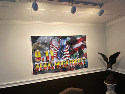 Liberty - 9.11 - We Will Never Forget Flag