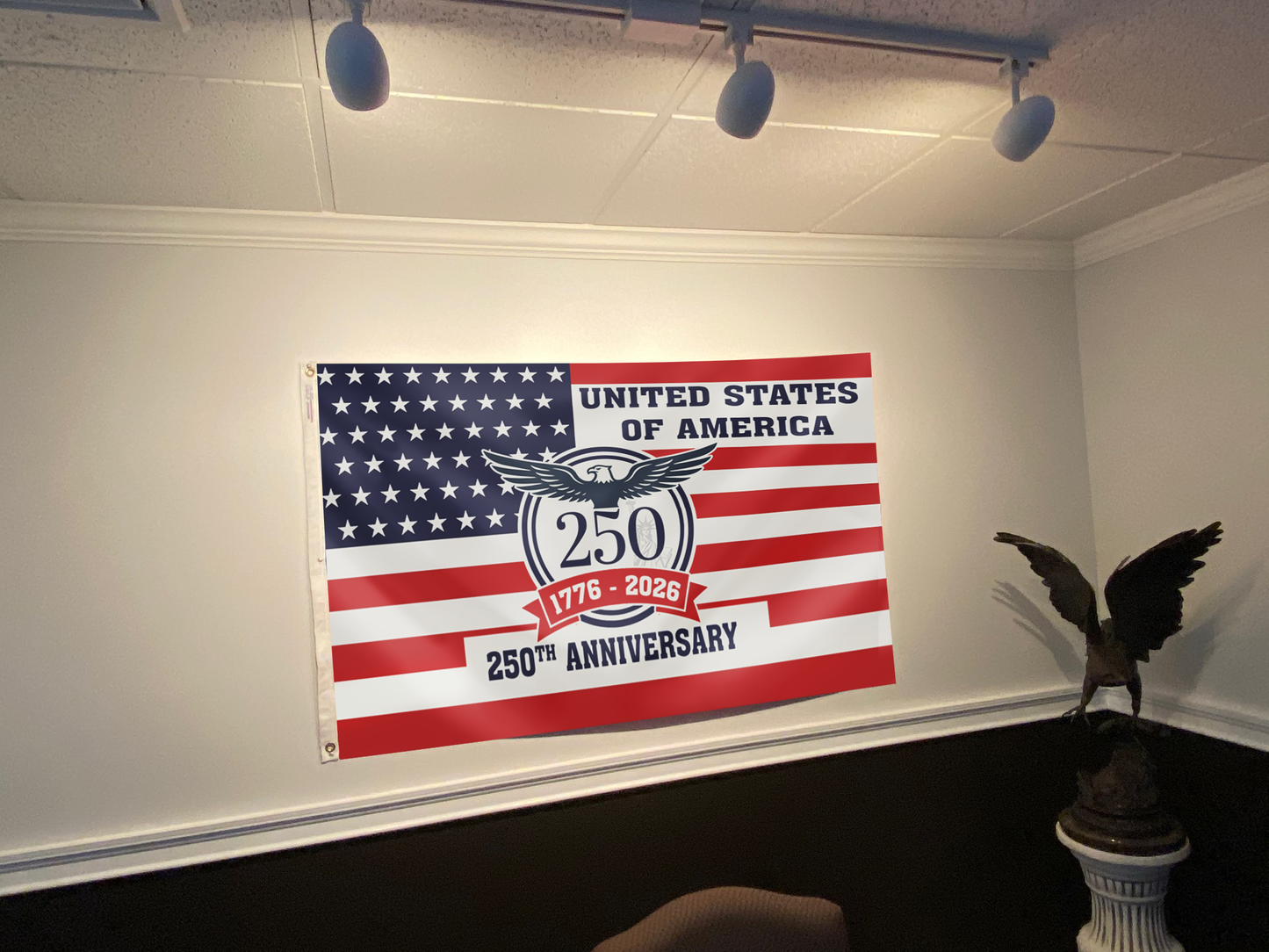 America 250 – 1776–2026 Anniversary Eagle Flag