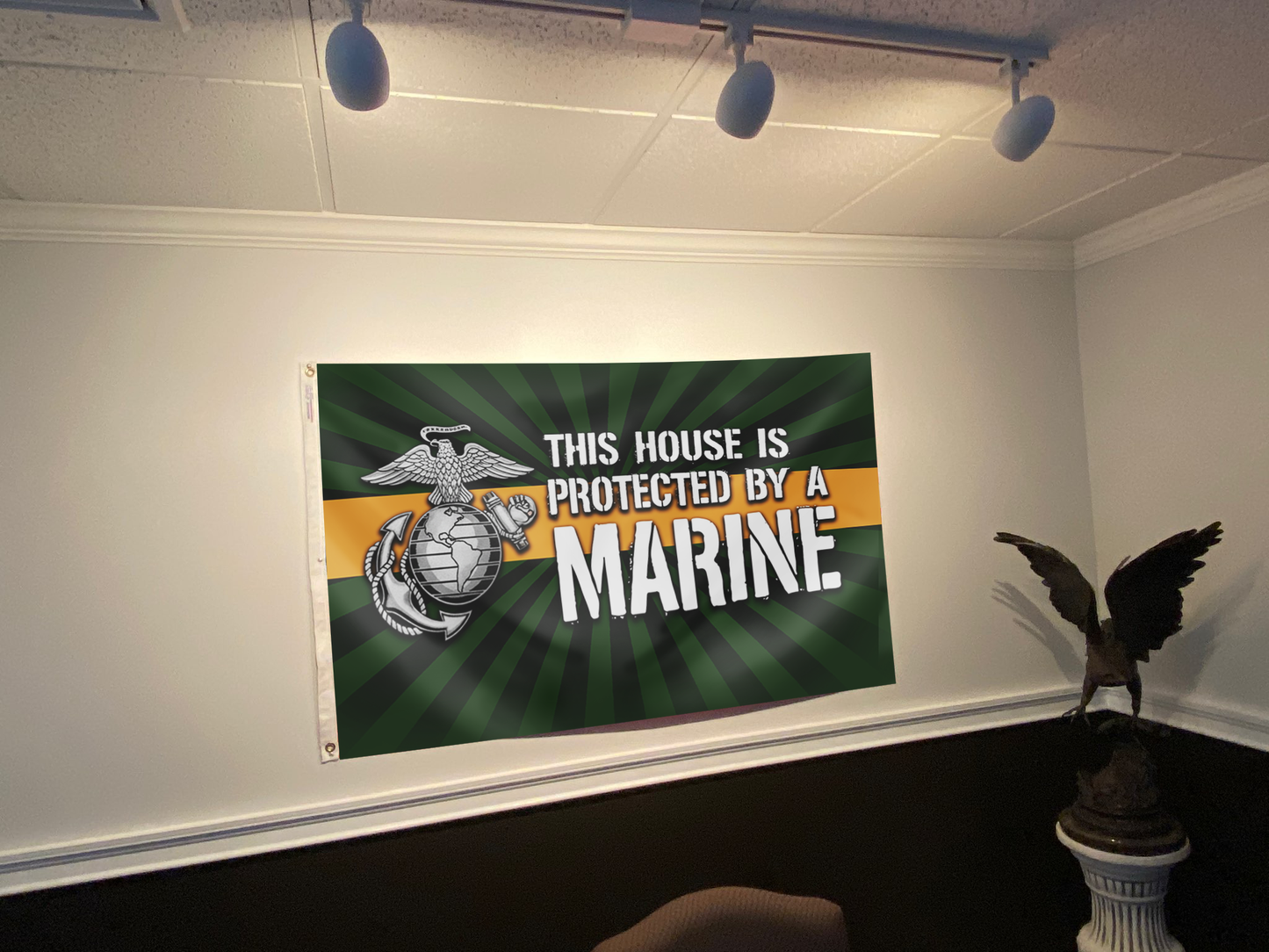 Protected by Marine Honor Flag