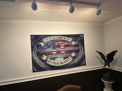 September 11 in Our Hearts Flag