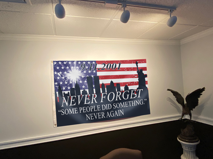 Never Forget - Some People Did Something USA Flag