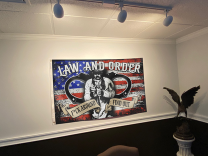 Law and Order FAFO Tactical USA Flag