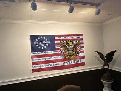 United States Veteran - We The People Flag