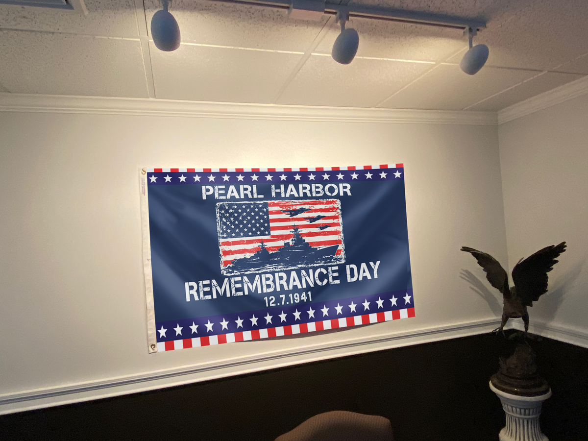 Remembrance Day - Pearl Harbor 12.7.1941 Flag