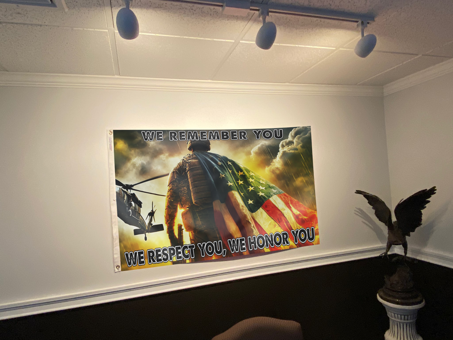 We Respect, We Honor You Flag