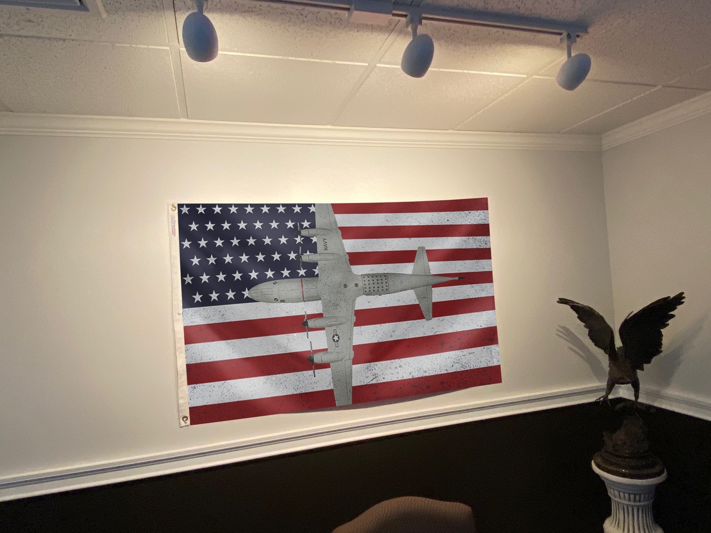 P-3 Orion Airplane Flag