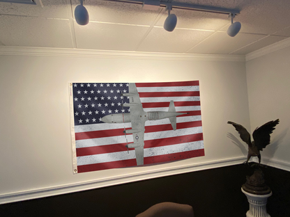 P-3 Orion Airplane Flag